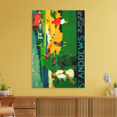 St. Andrews  PosterEurope Canvas Afdruk (Insitu (Woonkamer))