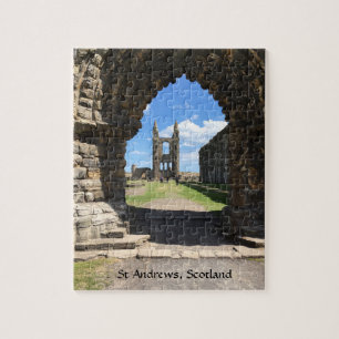 St Andrews Scotland Cathedral Ruins Towers Archway Legpuzzel