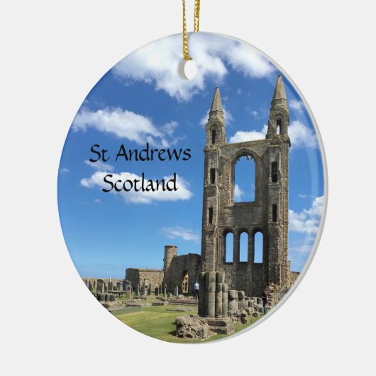 St Andrews Scotland Cathedral Saint Andrew Keramisch Ornament (Links)
