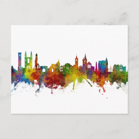 St Andrews Scotland Skyline Briefkaart (Voorkant)