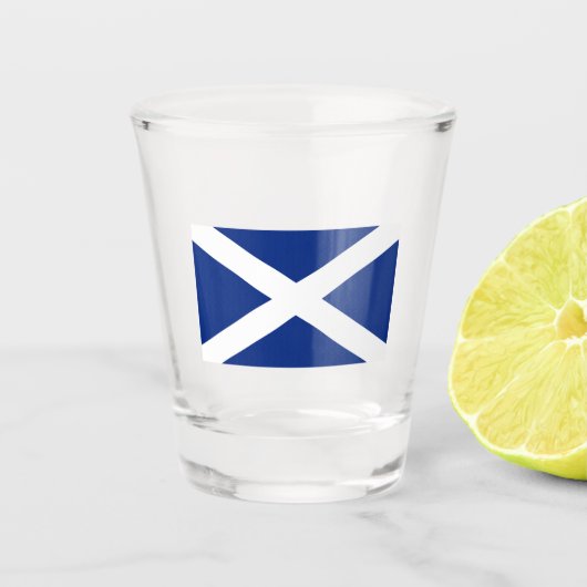 St. Andrews Scottish Flag Shot Glass Glas (Voorkant)