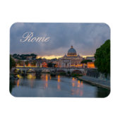 St. Angelo Bridge, St. Peter's Basilica, Rome Magneet (Horizontaal)