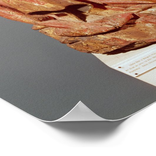 St. Anne, de Maagd en het Kind, Poster (Hoek)