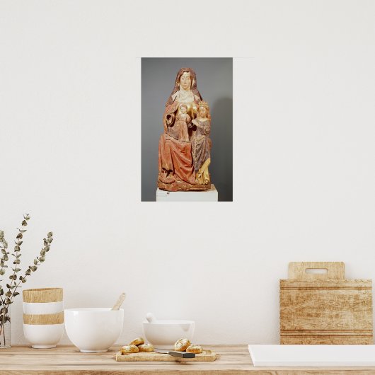 St. Anne, de Maagd en het Kind, Poster (Keuken)