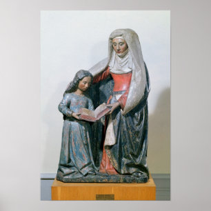 St. Anne en de Maagd, 1500-30 Poster