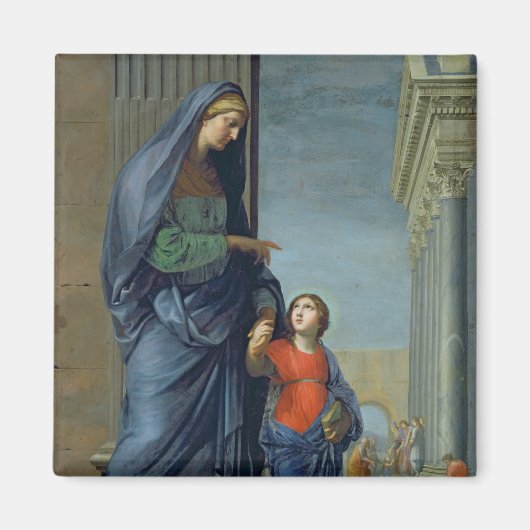 St. Anne leidt de Maagd naar de tempel Magneet (Voorkant)