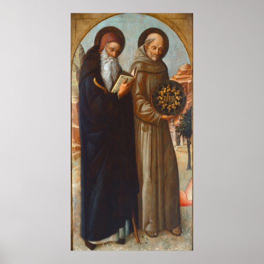 St. Anthony Abbot - Jacopo Bellini Affiche d'art f (Devant)