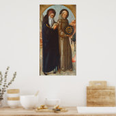 St. Anthony Abbot - Jacopo Bellini Affiche d'art f (Cuisine)
