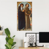 St. Anthony Abbot - Jacopo Bellini Affiche d'art f (Bureau à domicile)