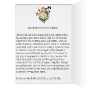 St Anthony avec le cru de prière de Jésus de bébé (Intérieur (Gauche))