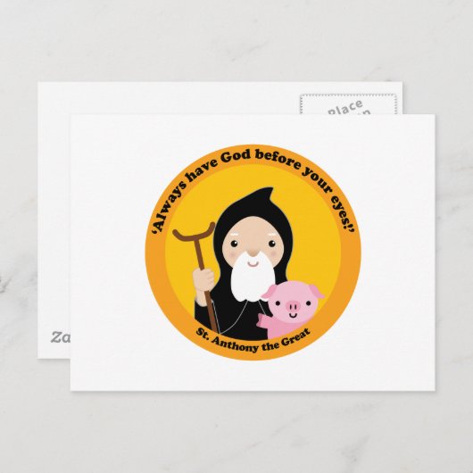 St. Anthony de Grote Briefkaart (Voorkant / Achterkant)