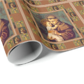 St. Anthony en het kind Jesus Cadeaupapier (Rol Hoek)