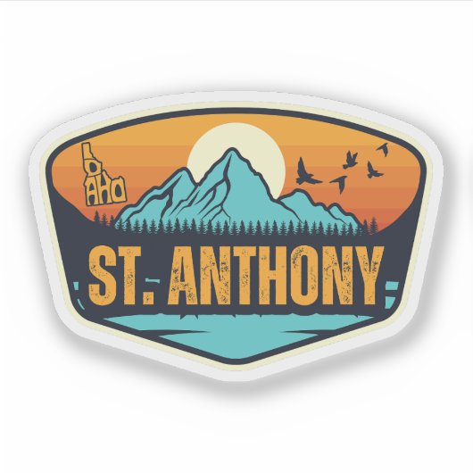 St. Anthony, Idaho Sticker (Voorkant)