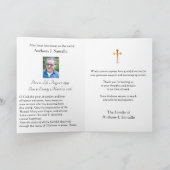 St. Anthony Jezus Katholieke Condoleance Dank U Bedankkaart (Binnen)