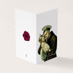 St. Anthony Katholieke Condoleance Dank u Kaarten