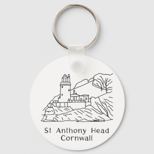 St Anthony Lighthouse Keyring Sleutelhanger (Voorkant)