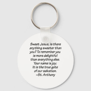 St. Anthony Quote Sleutelhanger