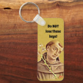St. Anthony Religieuze katholieke Funny Sleutelhan Sleutelhanger (Voorkant)