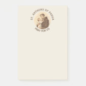 St. Anthony van Padua Baby Jesus Post-it® Notes (Voorkant)