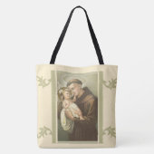 St. Anthony van Padua Baby Jesus Tote Bag (Achterkant)