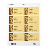 St. Anthony van Padua en het Christelijke Kind (JM Etiket (Full Sheet)