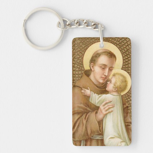 St. Anthony van Padua en het Christelijke Kind (JM Sleutelhanger (Voorkant)