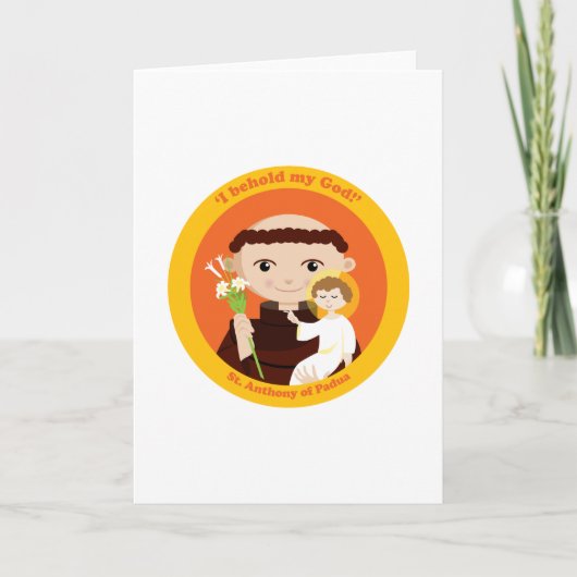 St. Anthony van Padua Kaart (Voorkant)