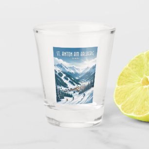St. Anton am Arlberg Oostenrijk Shot Glas