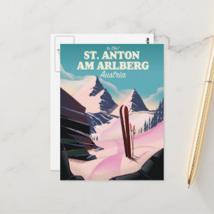 St. Anton am Arlberg ski Oostenrijk Briefkaart
