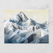 St. Anton Peaks Briefkaart (Voorkant)