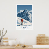 St Anton Ski Poster 1 (Keuken)