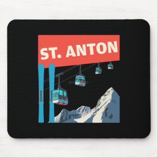 St. Anton Skien - Retro St. Anton Ski Muismat