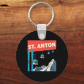 St. Anton Skien - Retro St. Anton Skien Sleutelhanger (Voorkant)