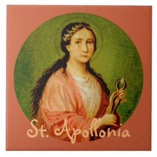 St. Apollonia (BLA 001) Carreau de céramique #1