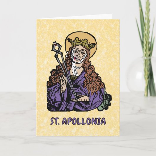 St. Apollonia met pulled Tooth (Neurenberg) Kaart (Voorkant)