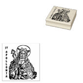 St. Apollonia met pulled Tooth (Neurenberg) Rubberstempel (Gestempeld)