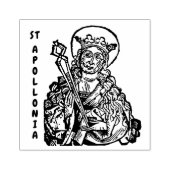 St. Apollonia met pulled Tooth (Neurenberg) Rubberstempel (Afrduk)