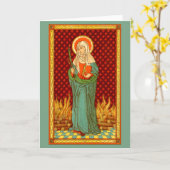 St. Apollonia (VVP 001) Carte de voeux #2 (Fleur jaune)