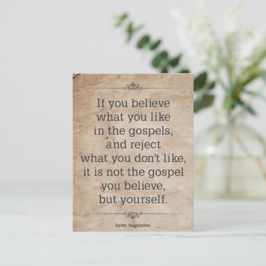 St. Augustine #1 Briefkaart (Staand voorkant)