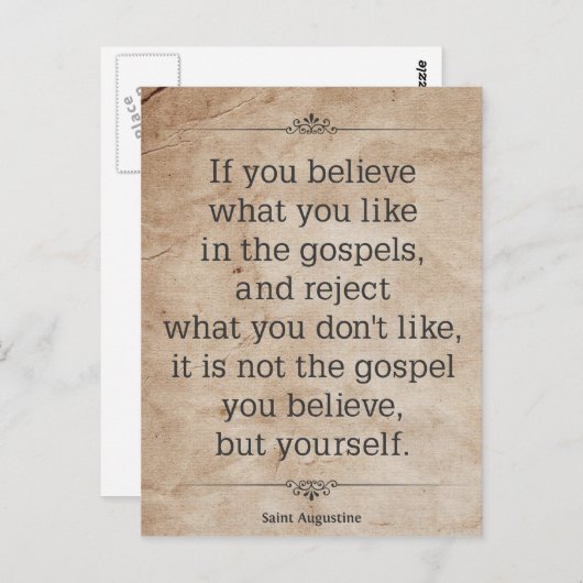 St. Augustine #1 Briefkaart (Voorkant / Achterkant)