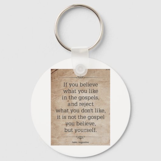 St. Augustine #1 Sleutelhanger (Voorkant)