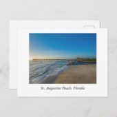 St Augustine Beach Briefkaart (Voorkant / Achterkant)