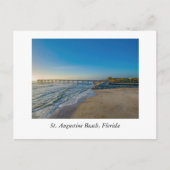 St Augustine Beach Briefkaart (Voorkant)