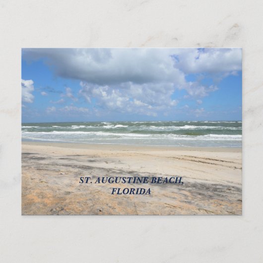 St Augustine Beach, Briefkaart van Florida (Voorkant)