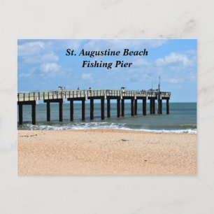 St. Augustine Beach Florida Vis Feestdagenkaart