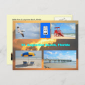 St Augustine Beach, Floride Carte postale (Devant / Derrière)