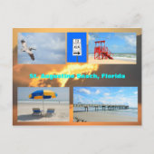 St Augustine Beach, Floride Carte postale (Devant)