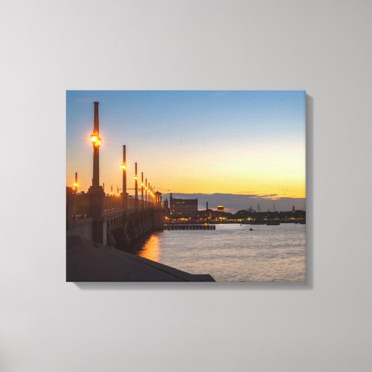 St. Augustine Evening Canvas Afdruk (Voorkant)