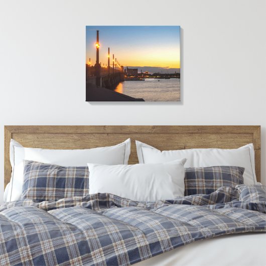 St. Augustine Evening Canvas Afdruk (Insitu (Slaapkamer))