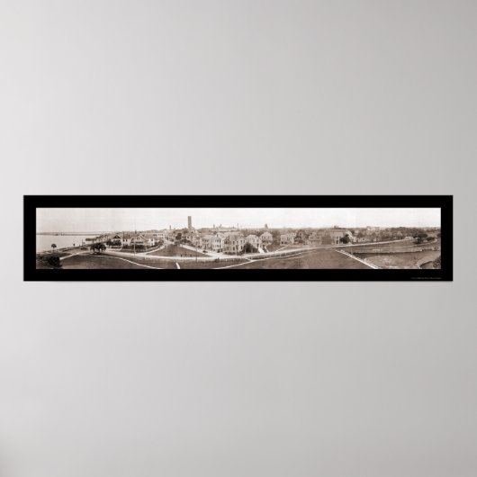 St Augustine FL Foto 1912 Poster (Voorkant)